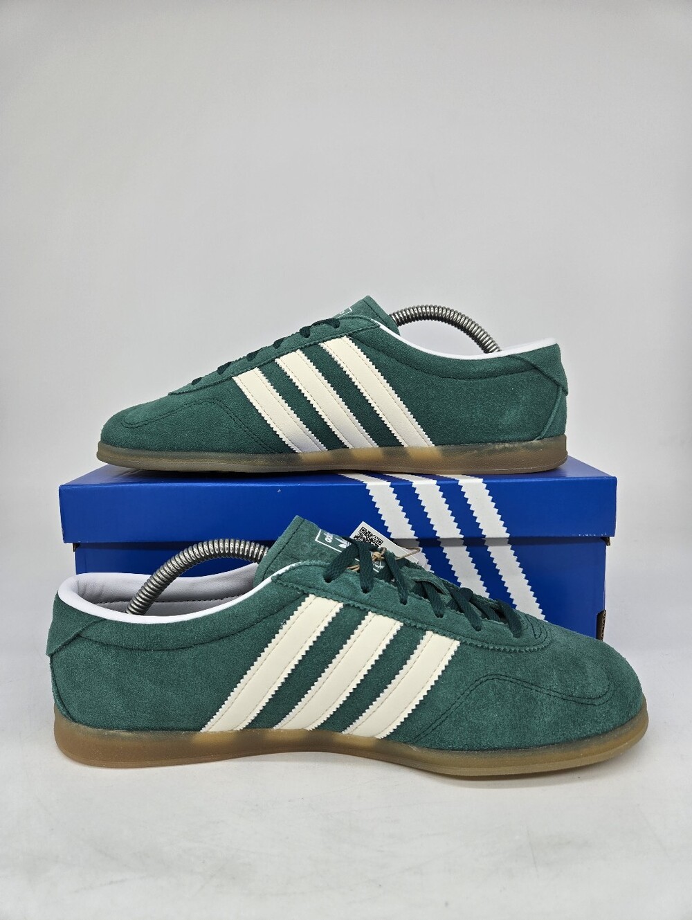 adidas Women's Gazelle Lo Pro JS1310 Collegiate Green White Gum Shoes Size 8 - Picture 6 of 8